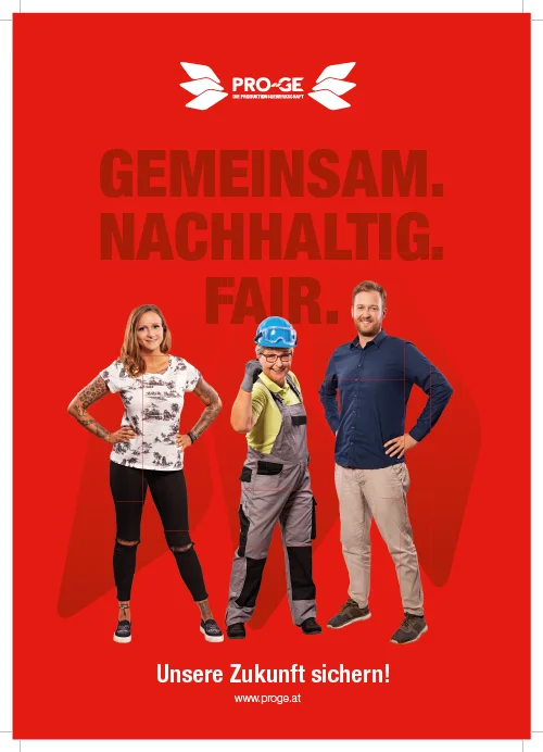 "Gemeinsam. Nachhaltig. Fair." A4