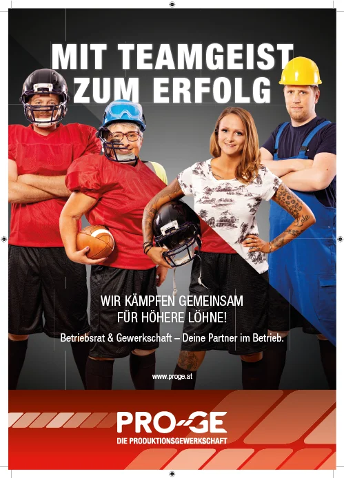 "Mit Teamgeist zum Erfolg" A4