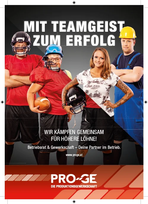 "Mit Teamgeist zum Erfolg" A5