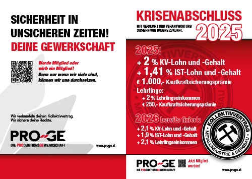 Werbefolder KV-Abschluss