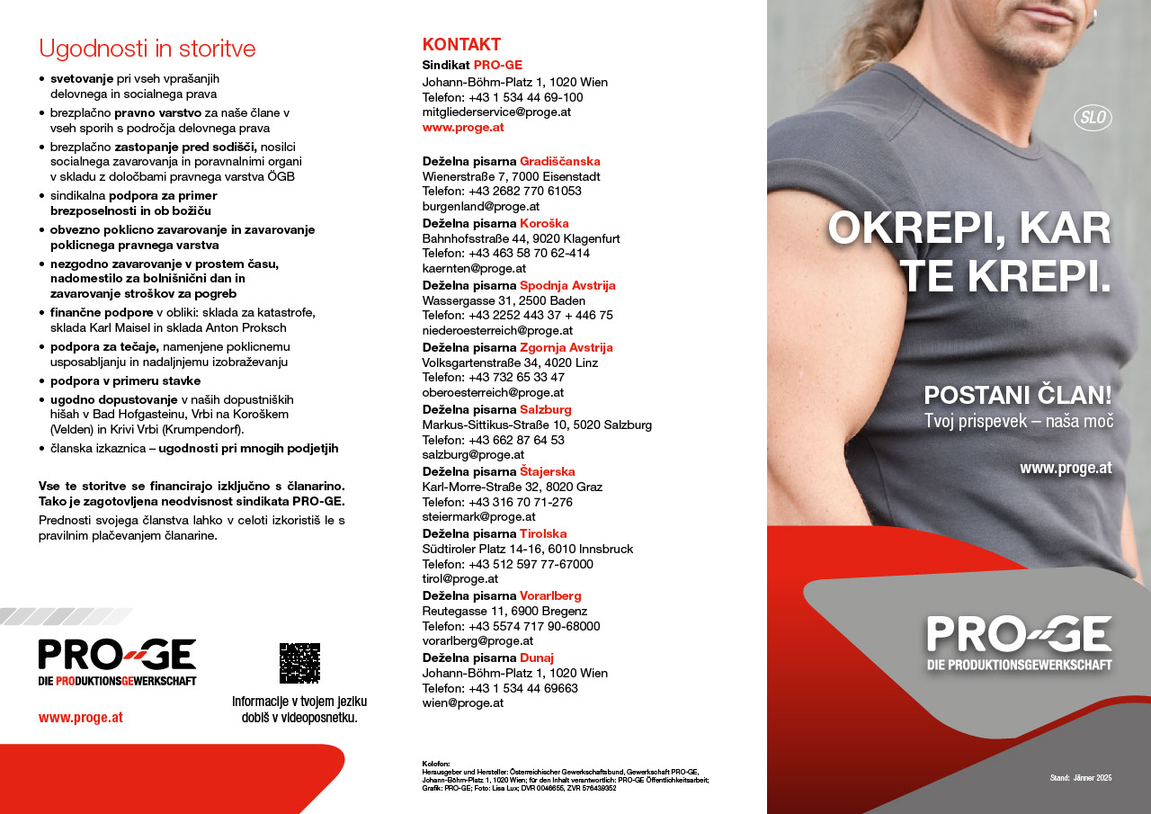 Zgibanka »Okrepi, kar te krepi«