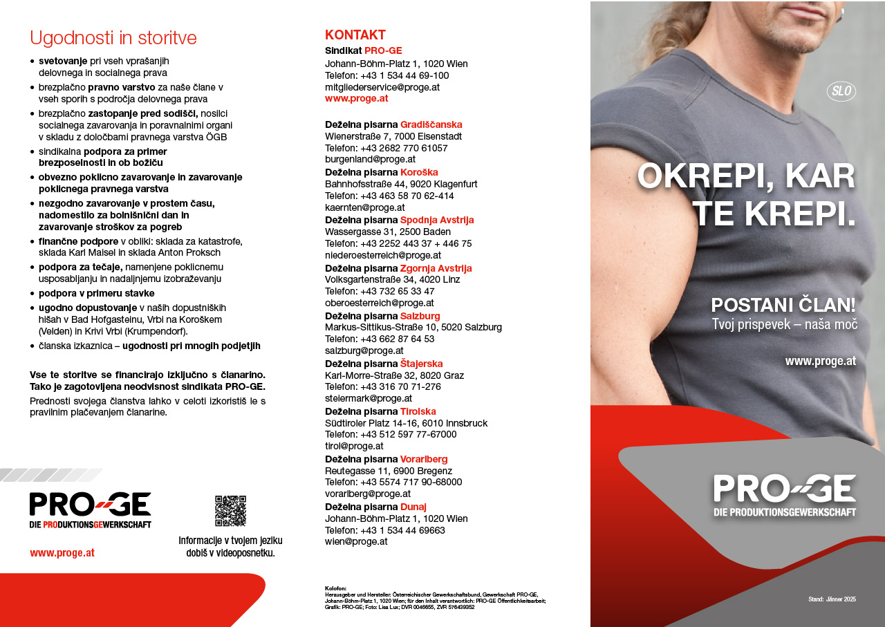 Zgibanka »Okrepi, kar te krepi«