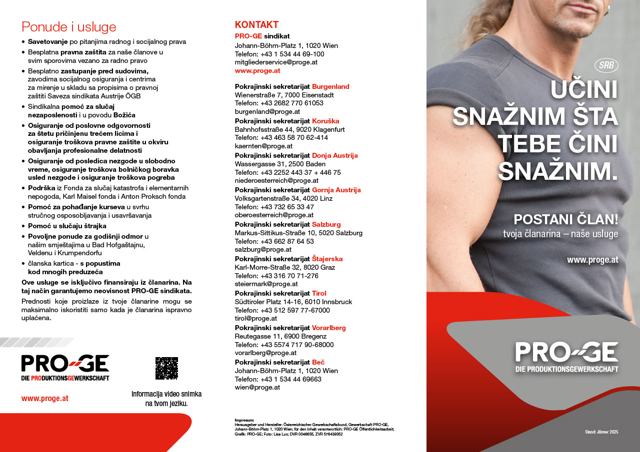 Prospekt „Učini snažnim što te čini snažnim”