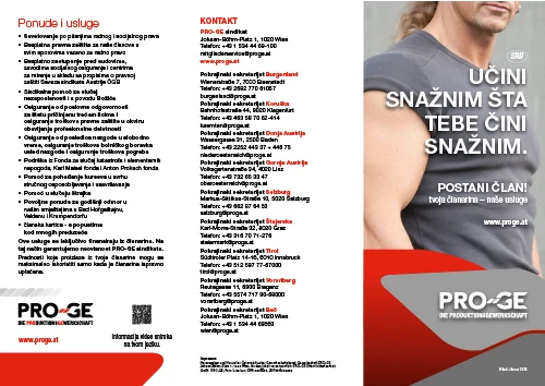 Prospekt „Učini snažnim što te čini snažnim”