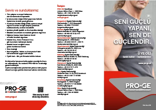 "Seni güçlü yapanı sen de güçlendir" Broşürü