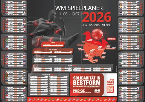 Plus: Der PRO-GE WM-Planer